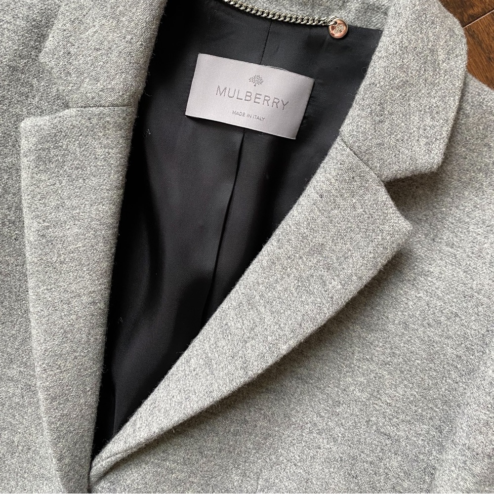 MULBERRY WOOL COAT - Picture 3 of 6